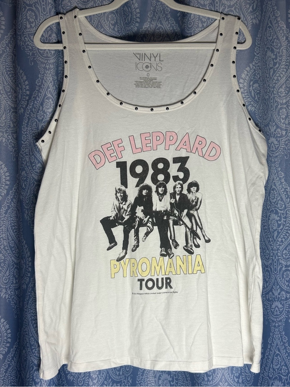 Def Leppard 1983 Pyromania Tour Tank Top | Torrid / Vinyl Icons graphic tee